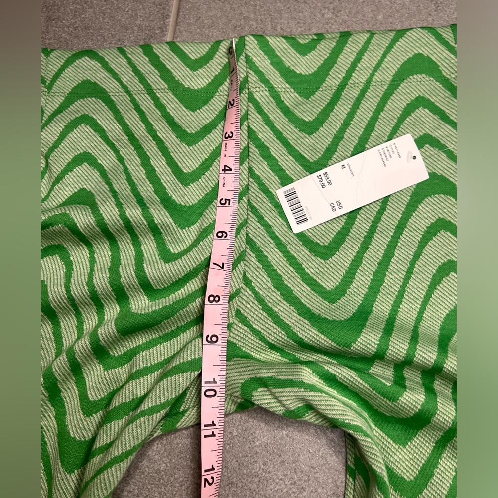 Urban Outfitters Green Psychedelic Swirl Flare Pants - Picture 7 of 13
